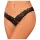 Obsessive Donna Dream - atviros nėriniuotos kelnaitės - juodos - M/L
