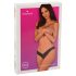 Obsessive Donna Dream - nėrinė atvira stringė (juoda) - M/L