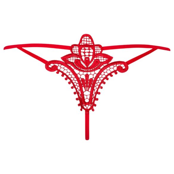 Obsessive Luiza - tulpinio stiliaus stringai (raudoni)