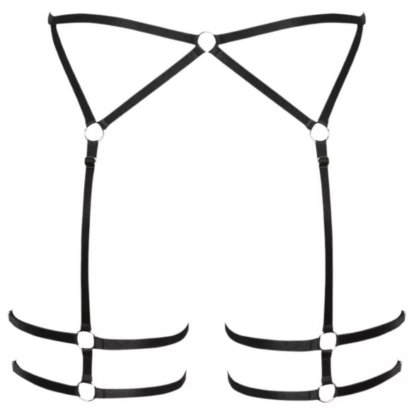 Cottelli - moteriški ploni kelnaitės - juodos - L/XL