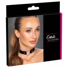 Cottelli - kaklo papuošalas su širdelėmis - juodas