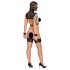 Bad Kitty - nėrinių BDSM rinkinys (juodas) - M