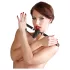 Bad Kitty - burnos kaištis su mažu dildo - silikonas juodas