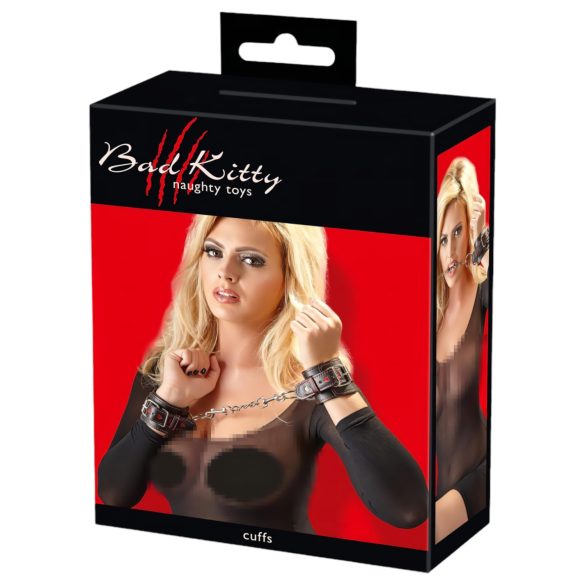 Bad Kitty - antrankiai su širdelėmis - juodi