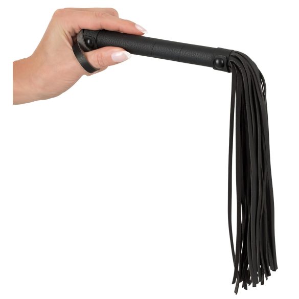 Bad Kitty - dirbtinės odos antrankių rinkinys su lipdukais, 8 dalių - juodas