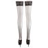Cottelli - Satininės juodos kojinės - 3/M-L