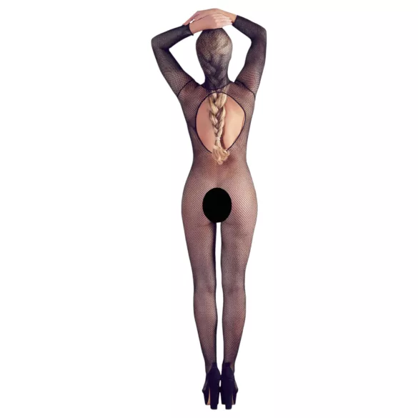 Mandy Mystery - viso kūno tinklinis bodis - juodas - S-L dydis