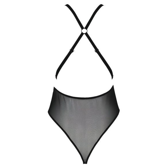 Passion Eco Zinnia - nėriniuotas bodis (juodas) - L/XL