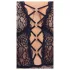 Cottelli Curves Plus Size - permatomas raštuotas bodis - juodas