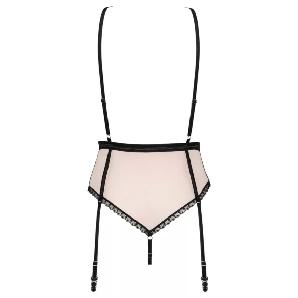 Obsessive Lilines - bodis su prisegamomis kojinėmis - rožinis - L/XL