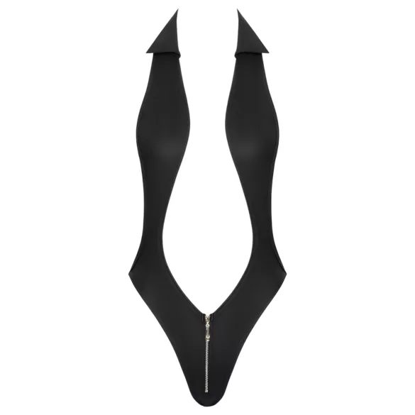 Cottelli Party - moteriškas bodis su apykakle - juodas - M/L