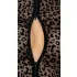 Noir - leopardo rašto, ilgomis rankovėmis bodis (juodas) - M