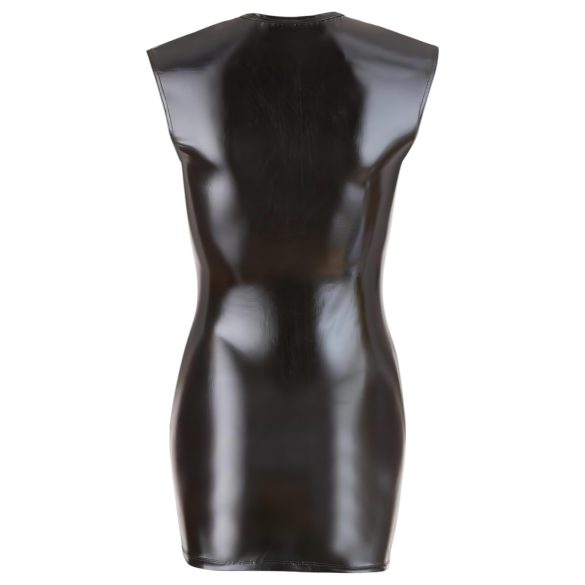 Cottelli - blizgi mini suknelė be rankovių - juoda - XL