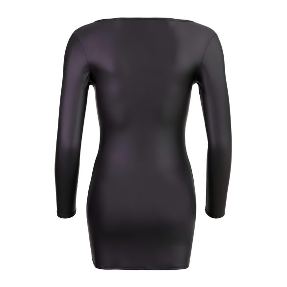 Cottelli - mini suknelė su užtrauktuku ir blizgučiais - juoda - XL