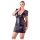 Cottelli Plus - nėriniuota juoda suknelė su kaspinais - 4XL