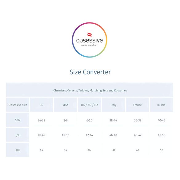 Obsessive Punker - permatoma mini suknelė ir stringai - juoda - L/XL