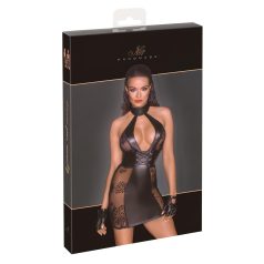 Noir - nėrinių mini suknelė (juoda)