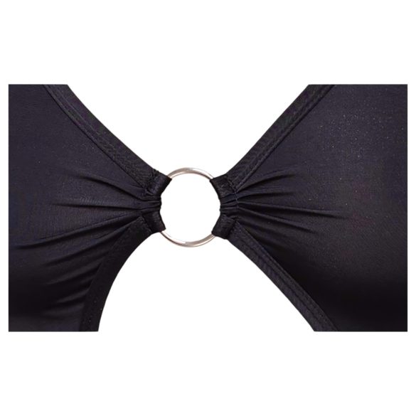 Cottelli Party - suknelė moterims - asimetriška su žiedais - juoda - L