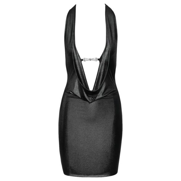 Cottelli Party - mini suknelė su kaklo dirželiu - sidabrinė - M