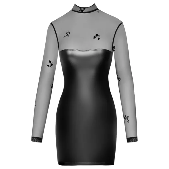 Noir - permatoma blizgi suknelė - juoda - XL