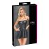 Cottelli - blizganti mini suknelė su klostėmis (juoda) - M