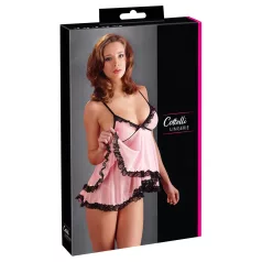 Cottelli - seksualus babydoll naktinukai - raukiniai - juoda