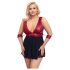 Cottelli Bondage Plius Dydis - babydoll (raudona) - 3XL