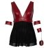 Cottelli Bondage Plius Dydis - babydoll (raudona) - 3XL