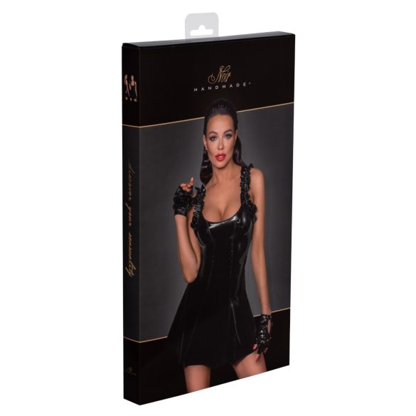 Noir - klostuota mini suknelė (juoda) - M