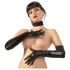 LATEX - ilgos unisex pirštinės - juodos - L