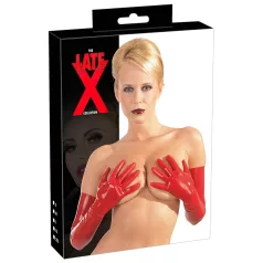 LATEX - ilgos unisex pirštinės - raudonos