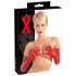 LATEX - ilgos unisex pirštinės - raudonos - M