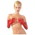 LATEX - ilgos unisex pirštinės - raudonos - L