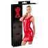 LATEX - mini suknelė be rankovių - lateksas - raudona - XL