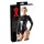 LATEX - moterų ilgarankovis bodis - juodas - lateksas - 2XL