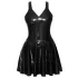 LATEX - mini suknelė su raukiniais (juoda) - M