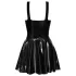 LATEX - mini suknelė su raukiniais (juoda) - M