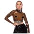 LATEX - permatomas latekso viršus (permatomai juoda)