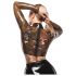 LATEX - permatomas latekso viršus (permatomai juoda)
