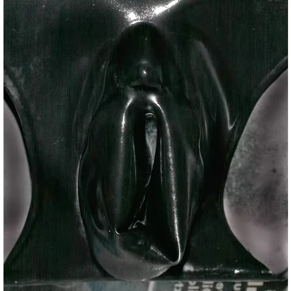 LATEX - moteriškos kelnaitės su prezervatyvu - juodos