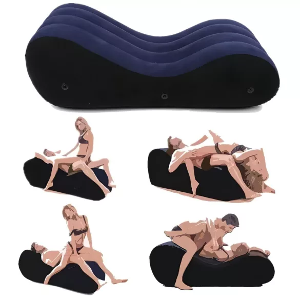 Magic Pillow - pripučiamas sekso suoliukas - didelis - mėlynas