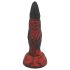 OgazR Hell Dong – grublėtas dildo – 20 cm (raudonas)