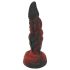 OgazR Hell Dong – grublėtas dildo – 20 cm (raudonas)