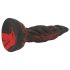 OgazR Hell Dong – grublėtas dildo – 20 cm (raudonas)