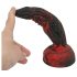 OgazR Hell Dong – grublėtas dildo – 20 cm (raudonas)
