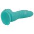 OgazR Jūros Serpentinas - raižytas dildo - 17 cm (mėlyna-balta)