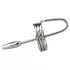 DeepRing - dilatatorius su žiedu - metalinis - 9 cm - sidabrinis