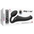 Strap-on-me M - prisegamas vibratorius - vidutinis (juodas)