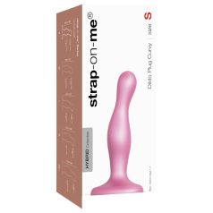   Strap-on-me Curvy S - dildo su bangelėmis, su siurbtuku - rožinis