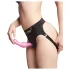 Strap-on-me Curvy S - banguotas dildo su siurbtuku (rožinis)